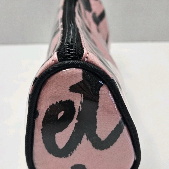 Victoria's Secret Pink and Black Graphic Makeup Pouch - Picture 4 of 8